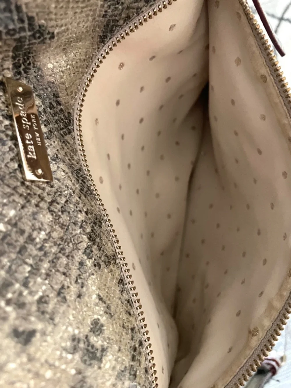 Kate Spade Snakeskin Purse